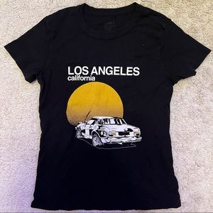 Brandy Melville Black Graphic Tee